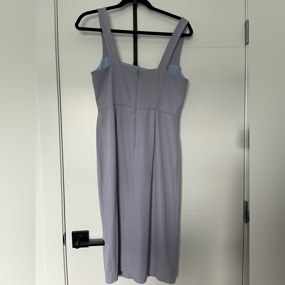 Aritzia Babaton 90s midi slit dress lilac - Picture 3 of 4